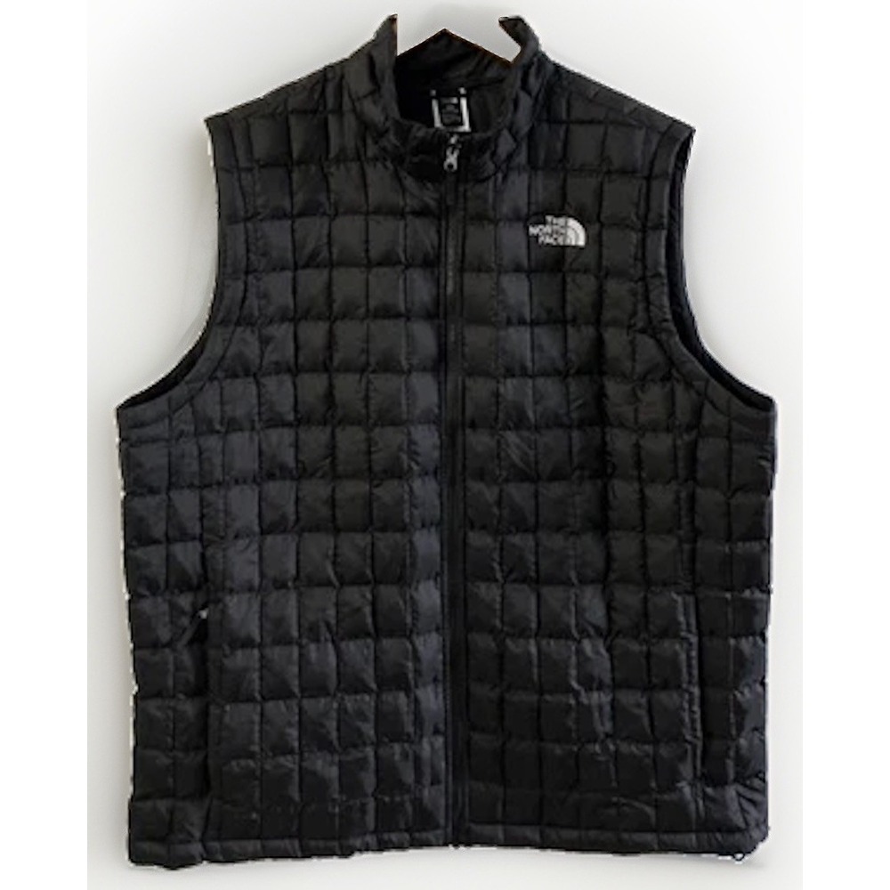 The North Face Men's Thermoball Vest Insulated Full Zip Sz 2XL Black Clean